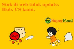 STOK di WEB tidak update